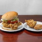 Best Spicy Chicken Burger + Spicy Wing + Soda 劲辣鸡腿堡+辣翅+汽水 in Queens, NY